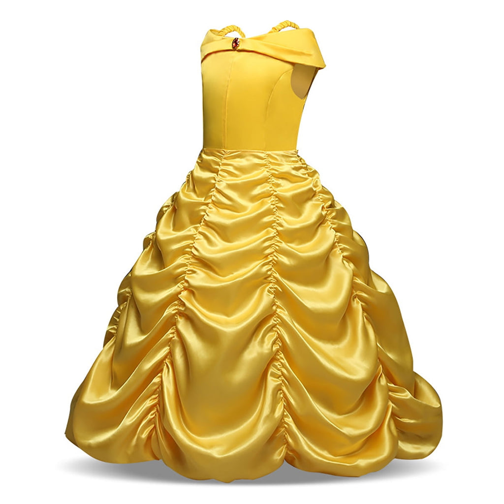KAWELL Princess Costume Dresses for Girls Halloween Fancy-Dress Costume, Child 5-6 Years