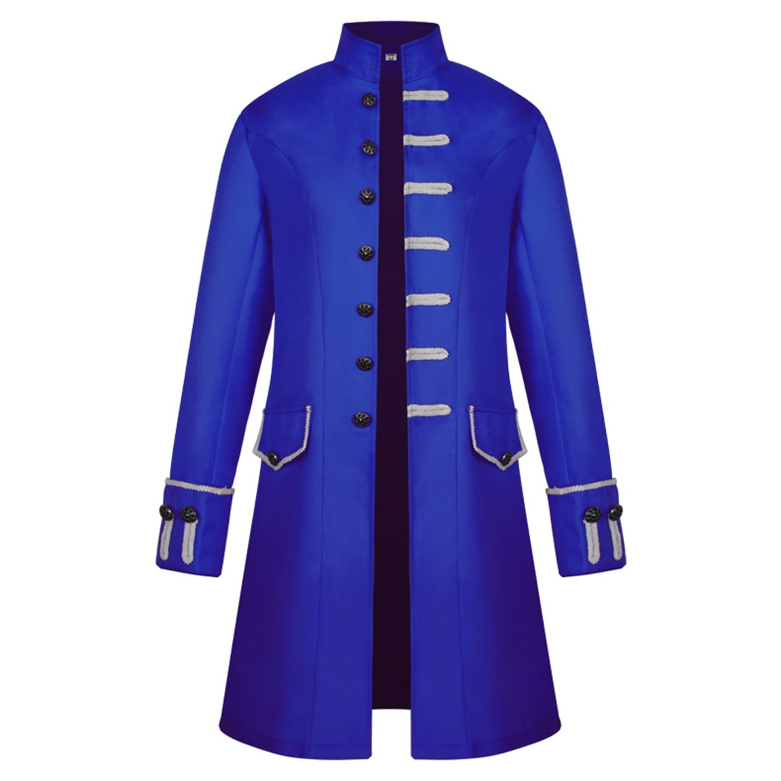 Lilgiuy Mens Steampunk Vintage Tailcoat Goth Jacket formal Retro Renaissance Frock Coat Uniform Medieval Halloween Costume for Dating Wedding