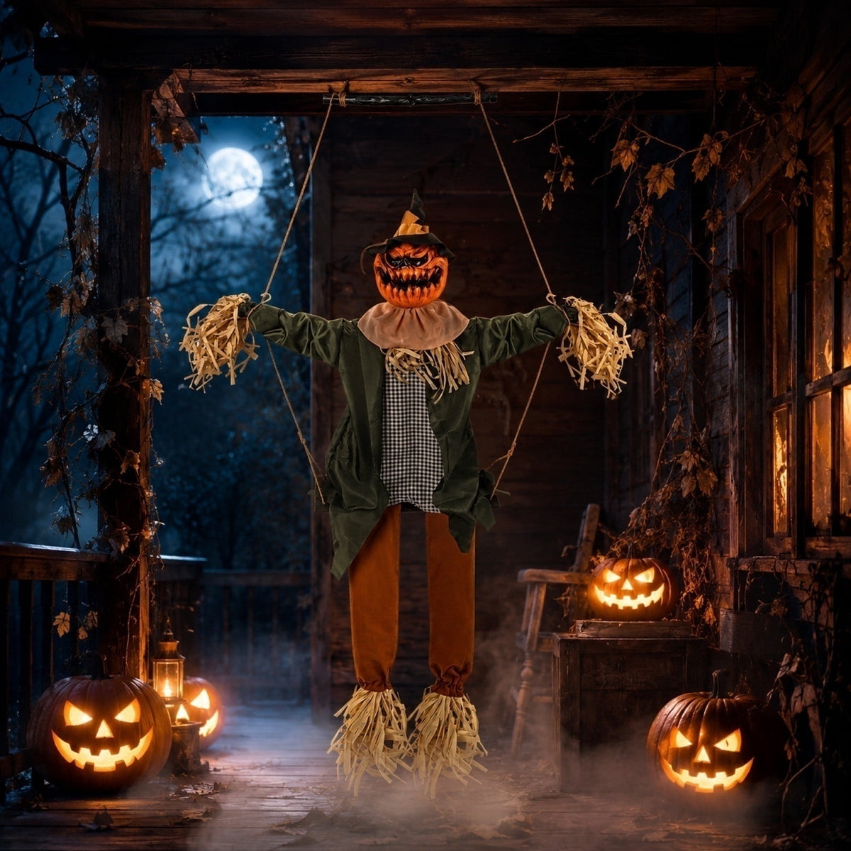 1Pc Halloween Mini Pumpkin Branches Artificial Black Twigs Vase Fillers for Table Mantel Centerpiece Creepy Gothic Scary House Decor
