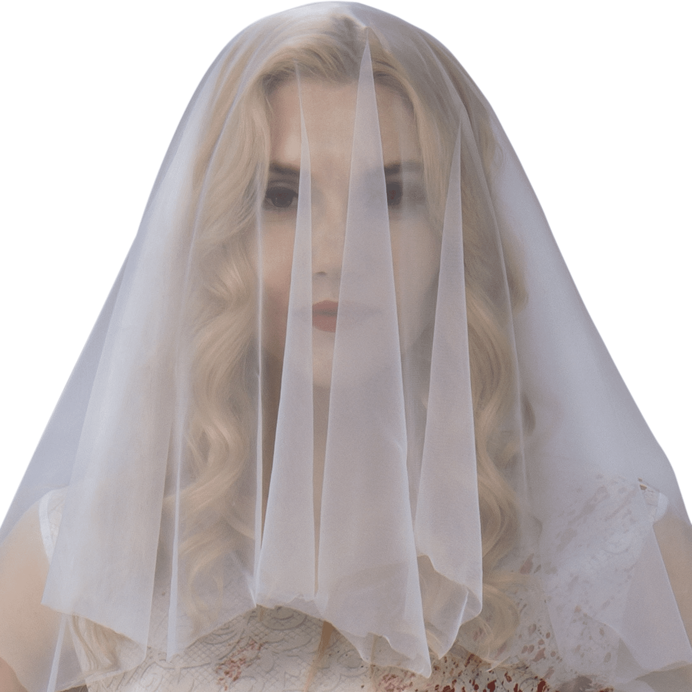 Ghost Bride Halloween Costume for Adults, Women's Size L (12/14), by Way to Celebrate