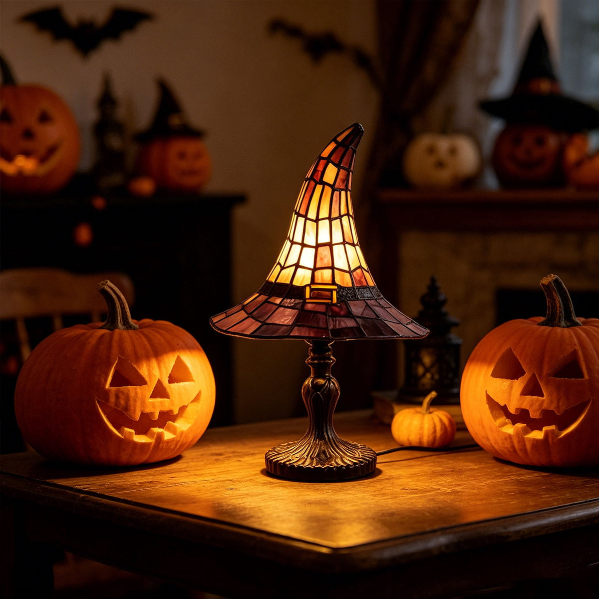 YZEGDCH Halloween 3D Ghost Campfire Flickering Night Light 2 Funny Roasting Marshmallows at Campfire LED Electric Faux Flameless Campfire Nightlight Funny Halloween Decor