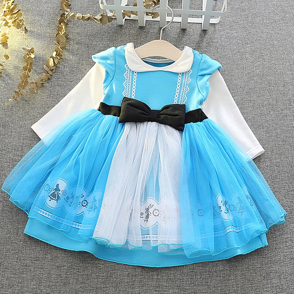 WIBACKER 1-6Y Toddler Girls Princess Costumes Dresses Fancy Dress Up Clothes for Halloween Party Cosplay, Christmas Gift