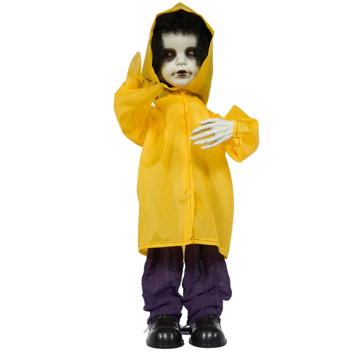 Joyfy 7.8 Ft(93.6 in) Halloween Grim Reaper Decorations Outdoor, Rotatable Flying Scream Scarecrow Skeleton Ghosts Decor for Graveyard Haunted House Props, Garden, Porch, Yard Lawn