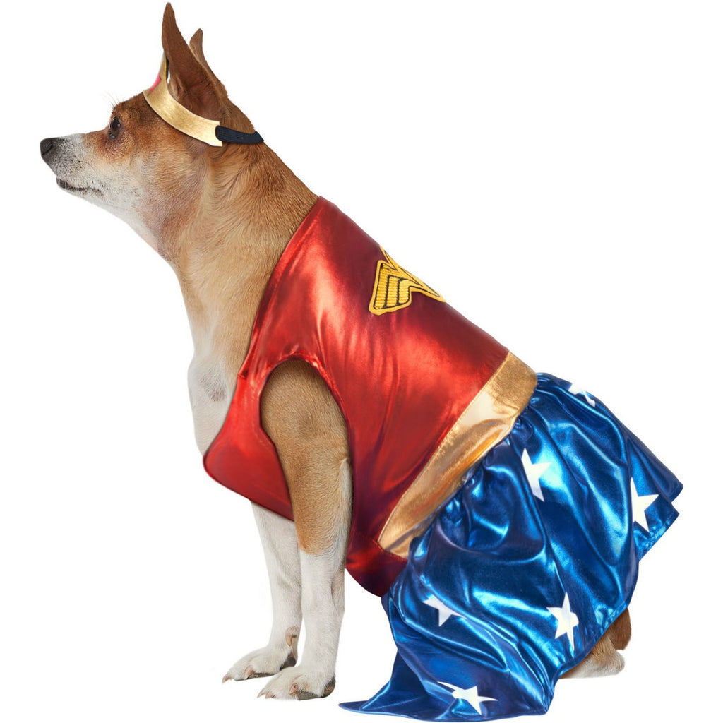 DC Comics Wonder Woman Pet Costume for Big Dogs by Rubies, 2XL