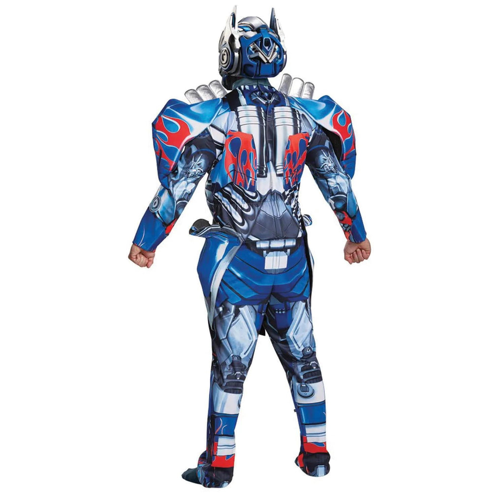Disguise Adult Transformers Optimus Prime Deluxe Polyester Costume with Helmet, Large/X-Large