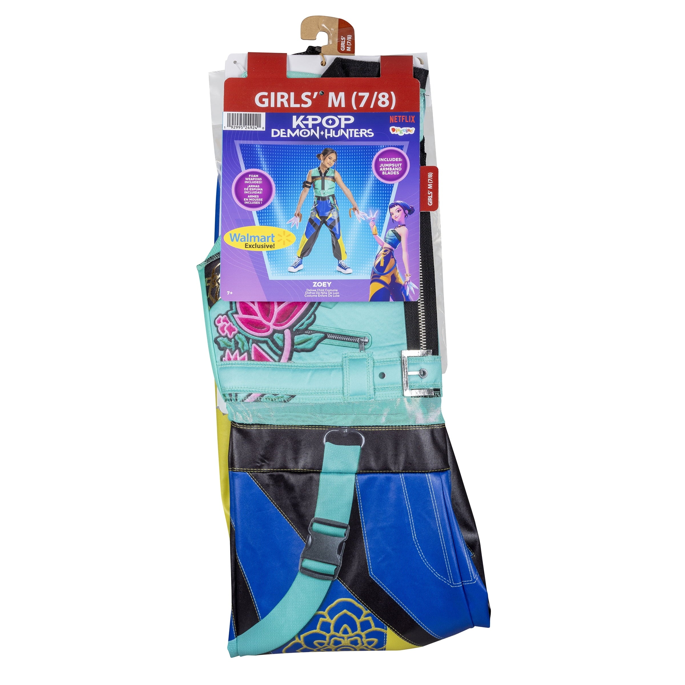 Netflix K-Pop Demon Hunters Zoey Halloween Costume for Children, Girls Size S (6/6X), by Disguise