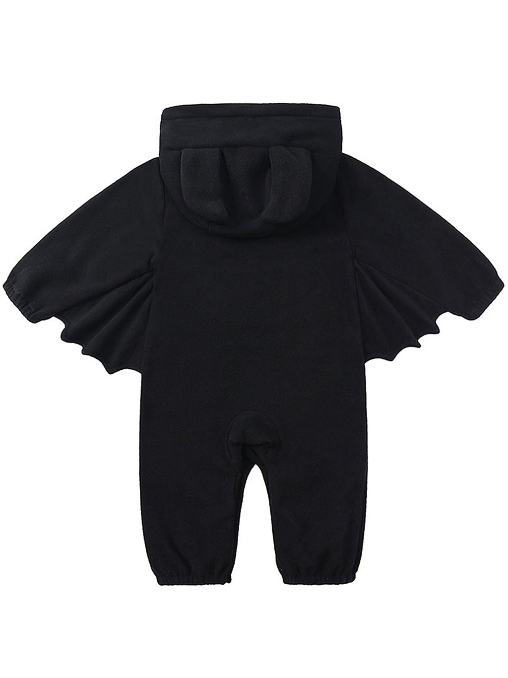 WIBACKER My First Halloween Bat Costume 0-24M Newborn Infant Baby Girl Boys' Hooded Jumpsuit Fleece Bat Romper