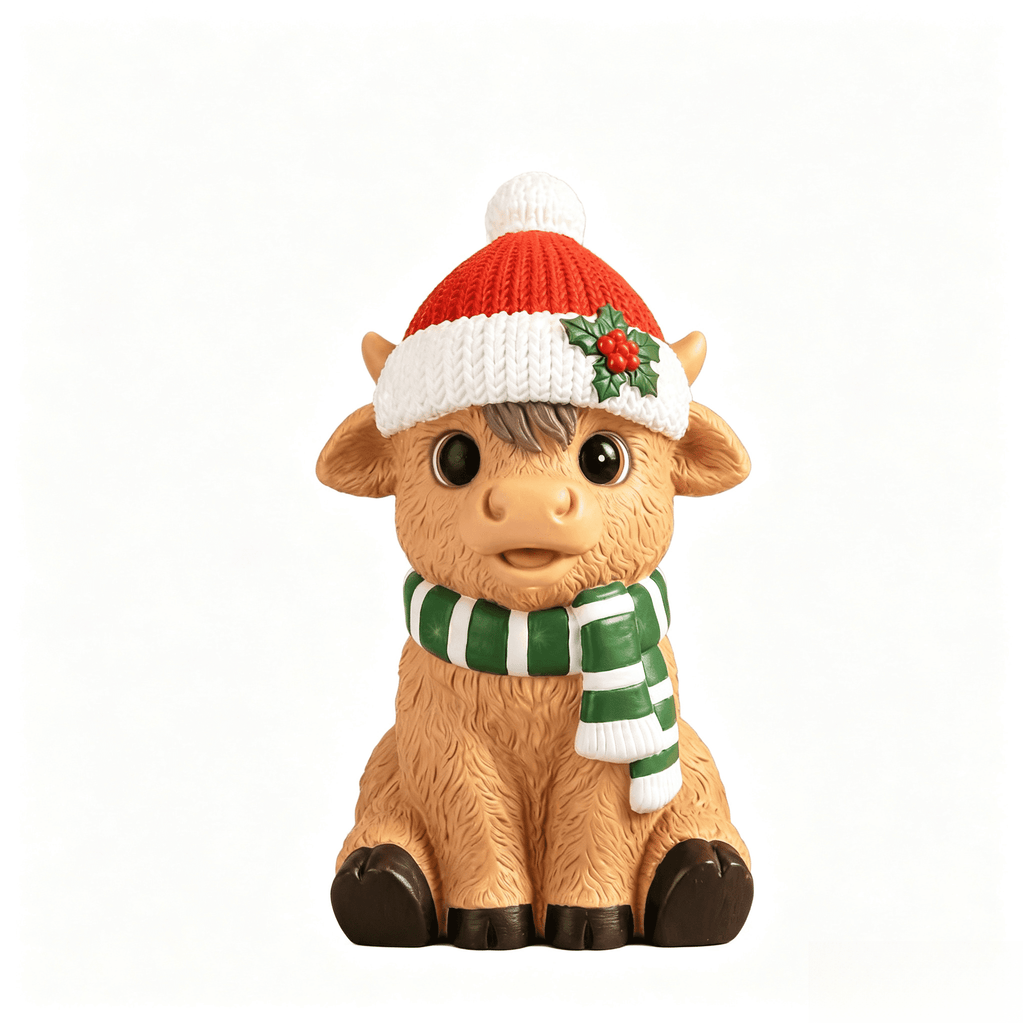 Clearance! Christmas Golden Retriever Statue with LED Lights, Cute Dog Holding Puppy Figurine, Christmas Decoration Indoor Outdoor, Gift for Kiddo Adults
