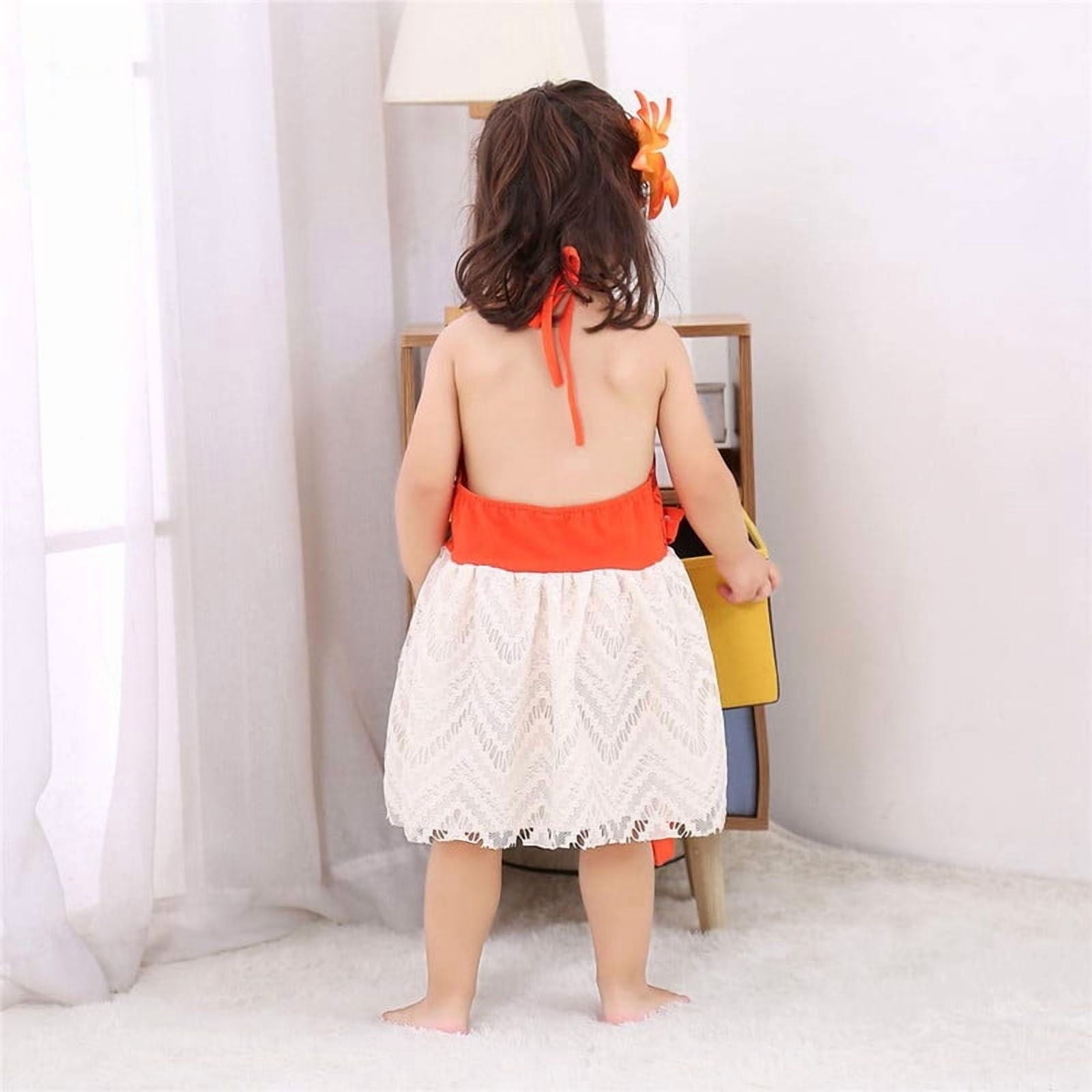 Jurebecia Princess Costume for Girls Dress Halloween Cosplay Outfits Birthday Fancy Tween Dress with Accessories 130 cm 7-8 Years
