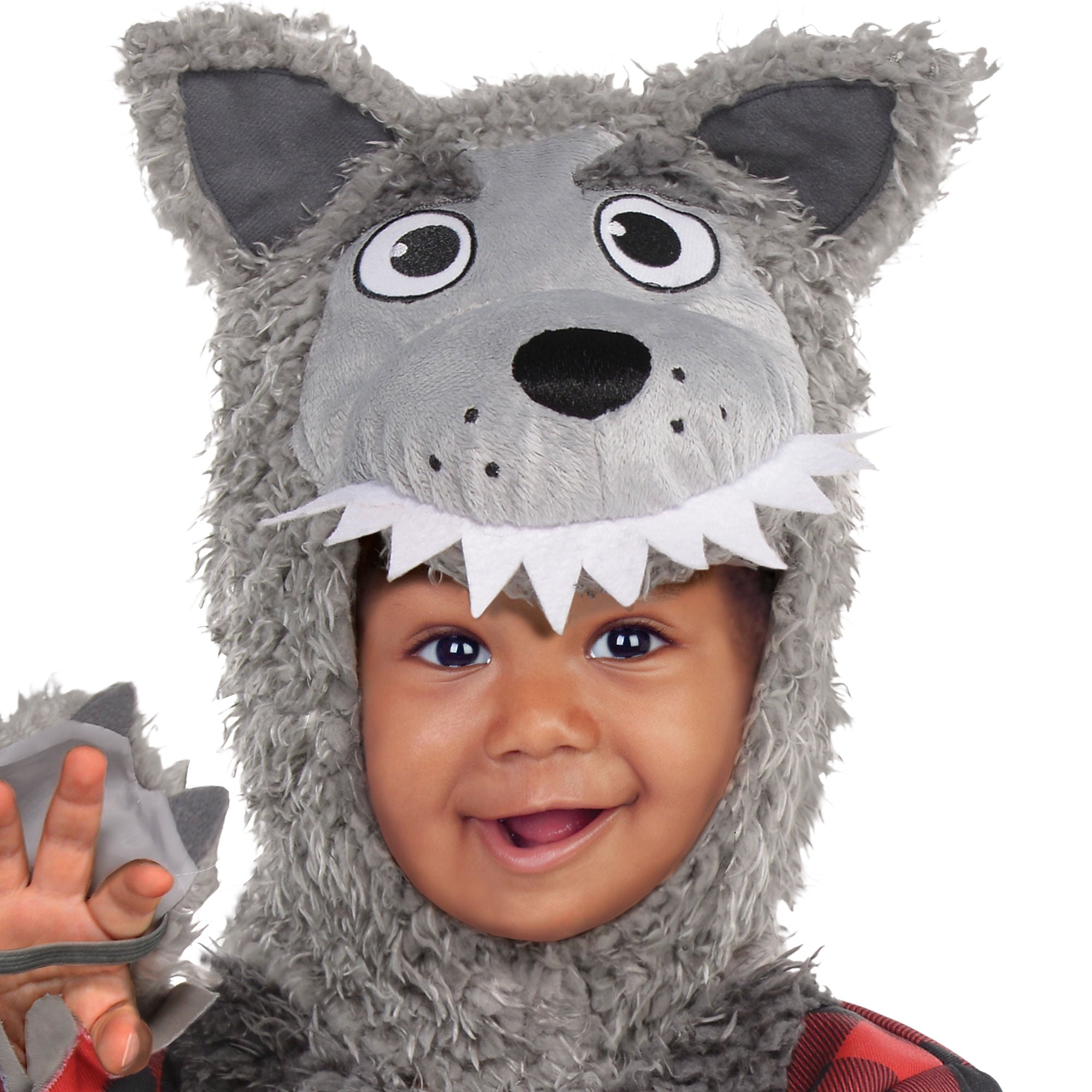 Amscan Baby Wolf Halloween Costume for Infants, 12-24 Months, with Included Accessories