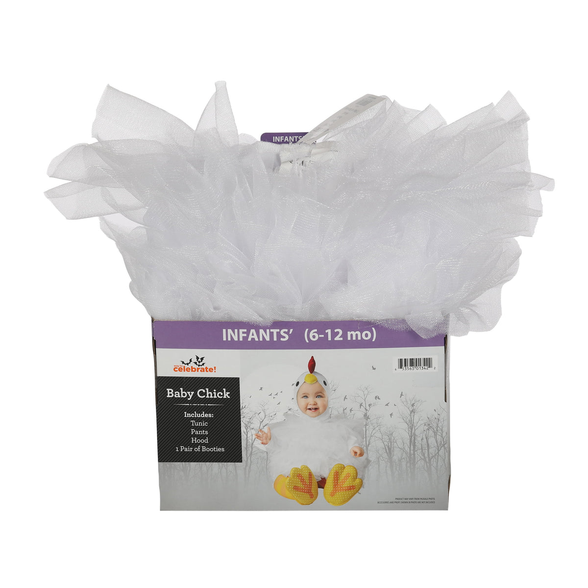 Baby Chick Halloween Costume for Infant, Size 6-12M, by Way to Celebrate
