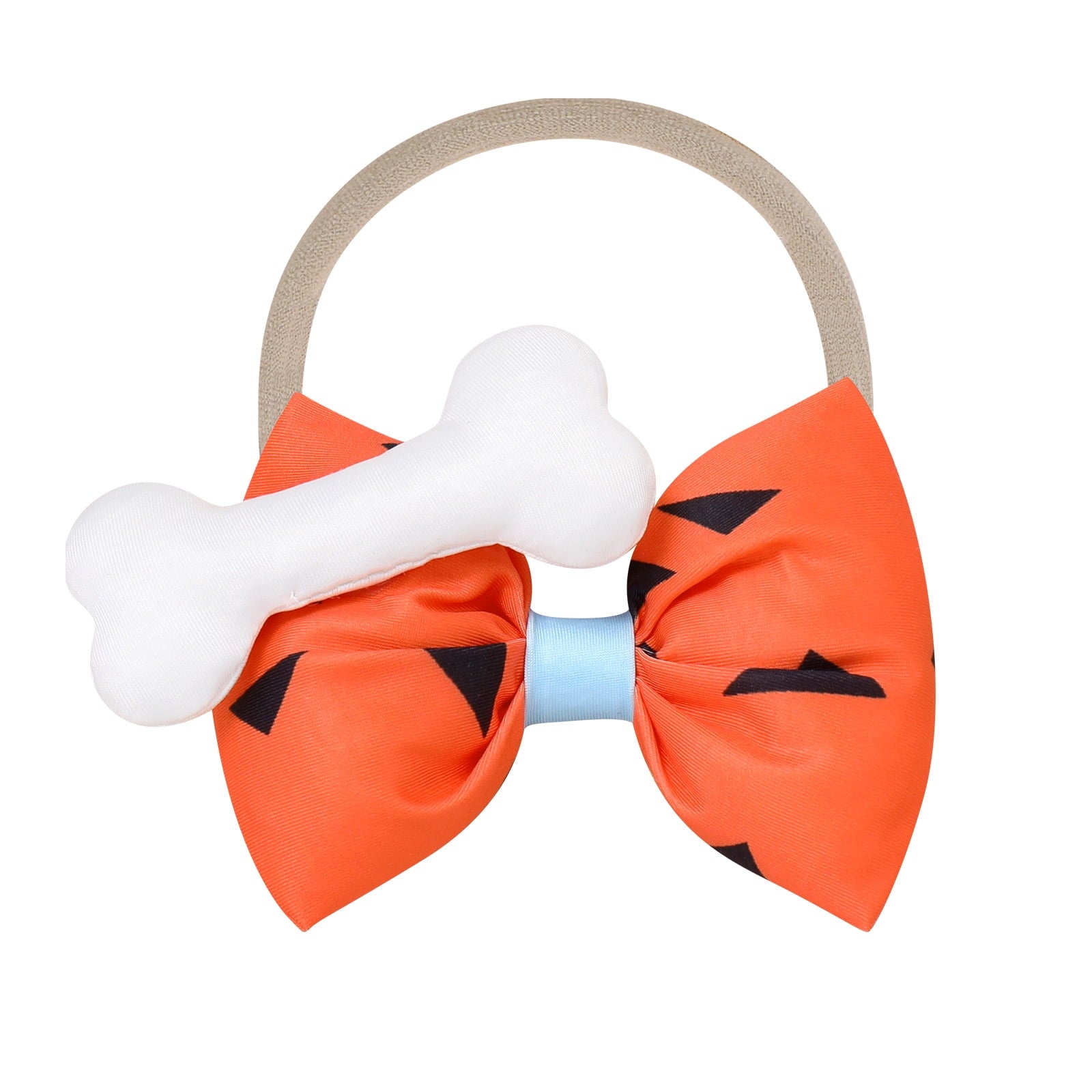 Kids Baby Bam Bam Costume Flintstone Costume Caveman Cavegirl Historical Stone Age Themed Birthday Outfit for Girls Boys Halloween Cosplay Dress Up Photo Shoot 2-3 Years Girl - Orange