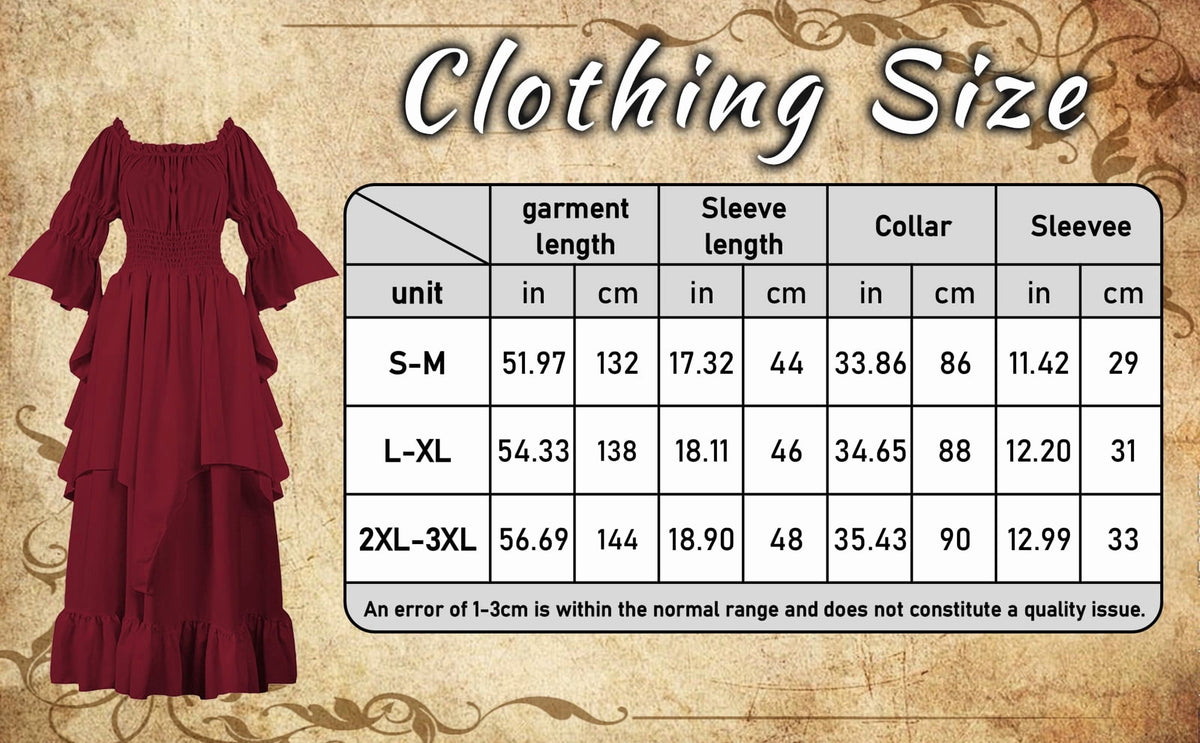 IROOZIGOTO Womens White Medieval Renaissance Maxi Dress Off Shoulder Long Flare Sleeve with Brown Lace Up Corset Belt Halloween Cosplay Costume