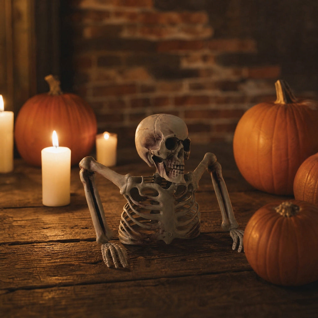 Halloween Skeleton Snake Prop Realistic Scary Serpent Decorative Ornament, Spooky Scene Setup Skeleton Decor Haunted House Party Prop, Home Shop Display Halloween Skeleton Holiday Ornament Gift