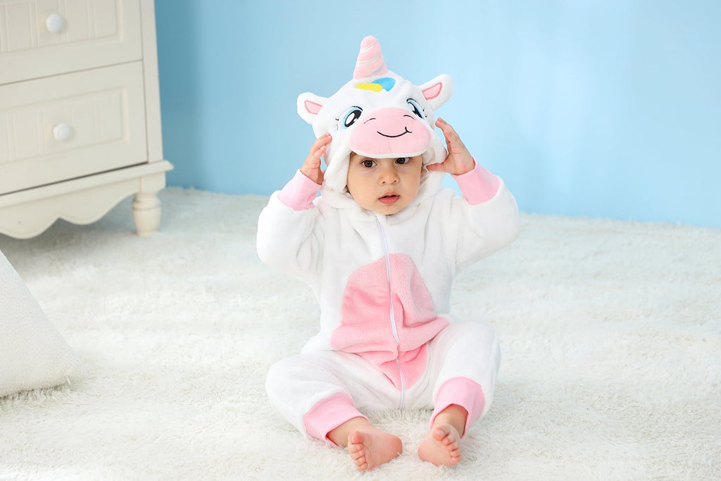 Baby White Cow Green Dinosaur Blue Shark Costumes Toddler Outfit Infants Romper