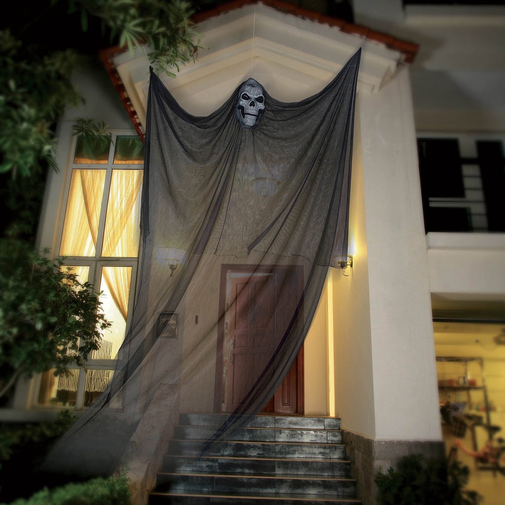 Floating Reaper Outdoor Decoration, Black and Gray, 7', Halloween by Way To Celebrate