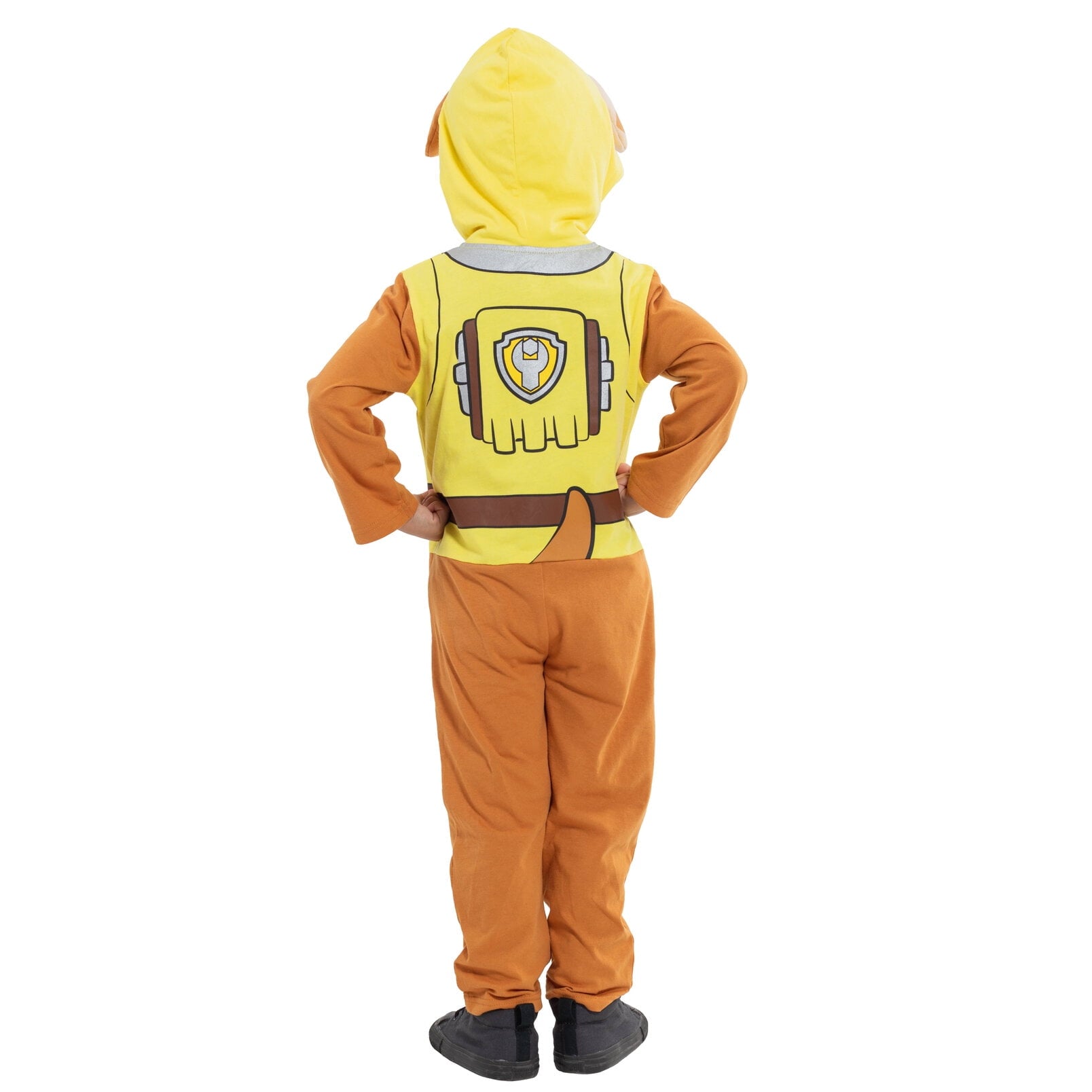 Paw Patrol Rubble Infant Baby Boys or Girls Zip Up Cosplay Coverall Toddler to Big Kid