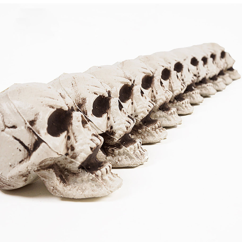 CASAFUN Halloween Skulls Realistic Looking Skulls Human Skeleton Head Skull for Halloween Bar Home Table Decoration