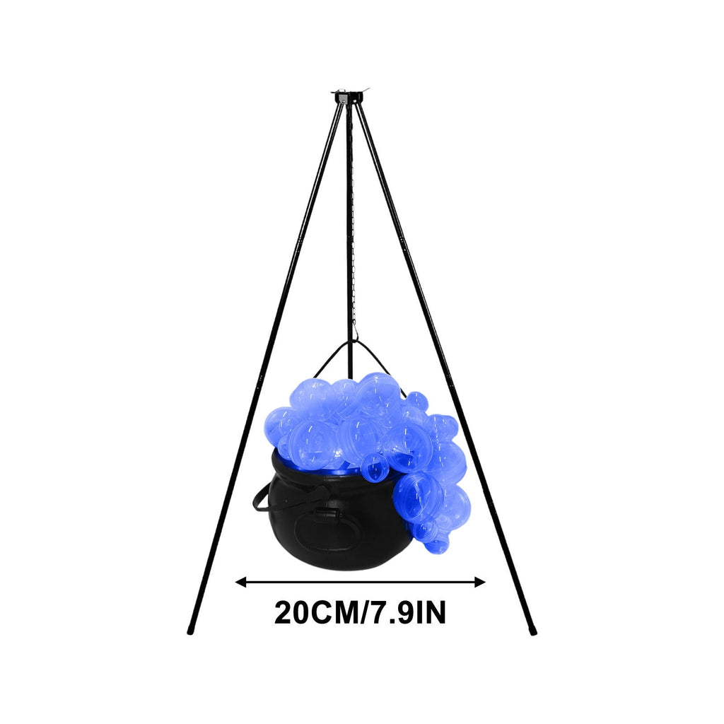 Muecwrye Halloween Decorations Outdoor, Halloween Clearance! Halloween Witches Cauldron with Lights, DIY Bubbling Cauldron Set Decor for Home Porch Outside, Halloween Party Supplies( Without Tripod)