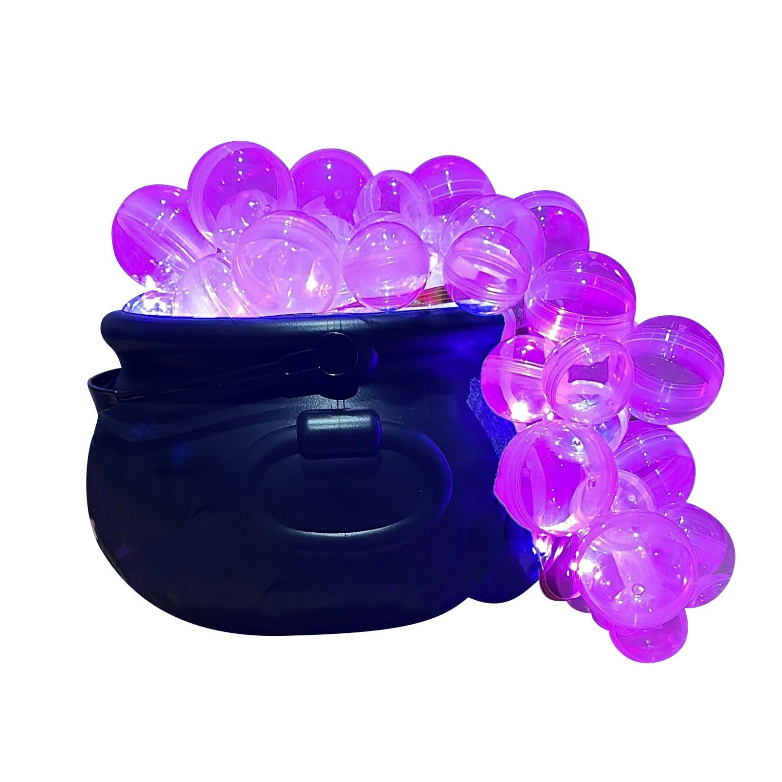 Muecwrye Halloween Decorations Outdoor, Halloween Clearance! Halloween Witches Cauldron with Lights, DIY Bubbling Cauldron Set Decor for Home Porch Outside, Halloween Party Supplies( Without Tripod)