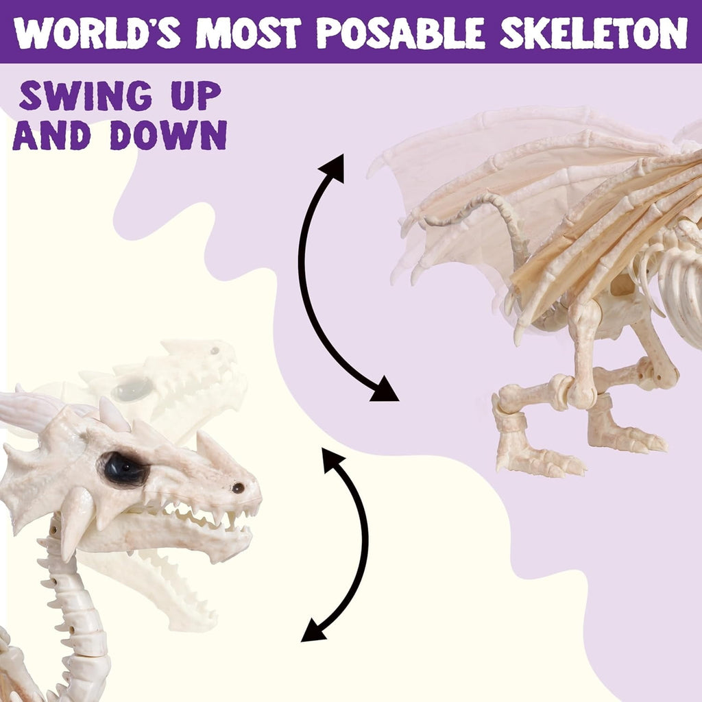 Joyfy 2 Pcs Duck Skeleton Halloween Decoration,4.5 Inch Posable Plastic Animals Halloween Skeleton for Indoor Outdoor Halloween Decorations,Haunted House Party Props