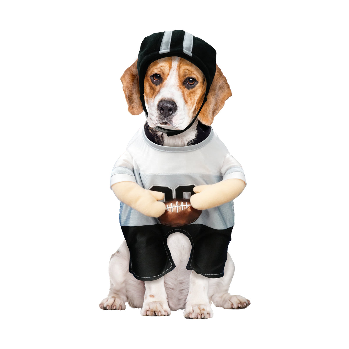 Best Furry Friends Costume for Dogs or Cats, Football Player, Large