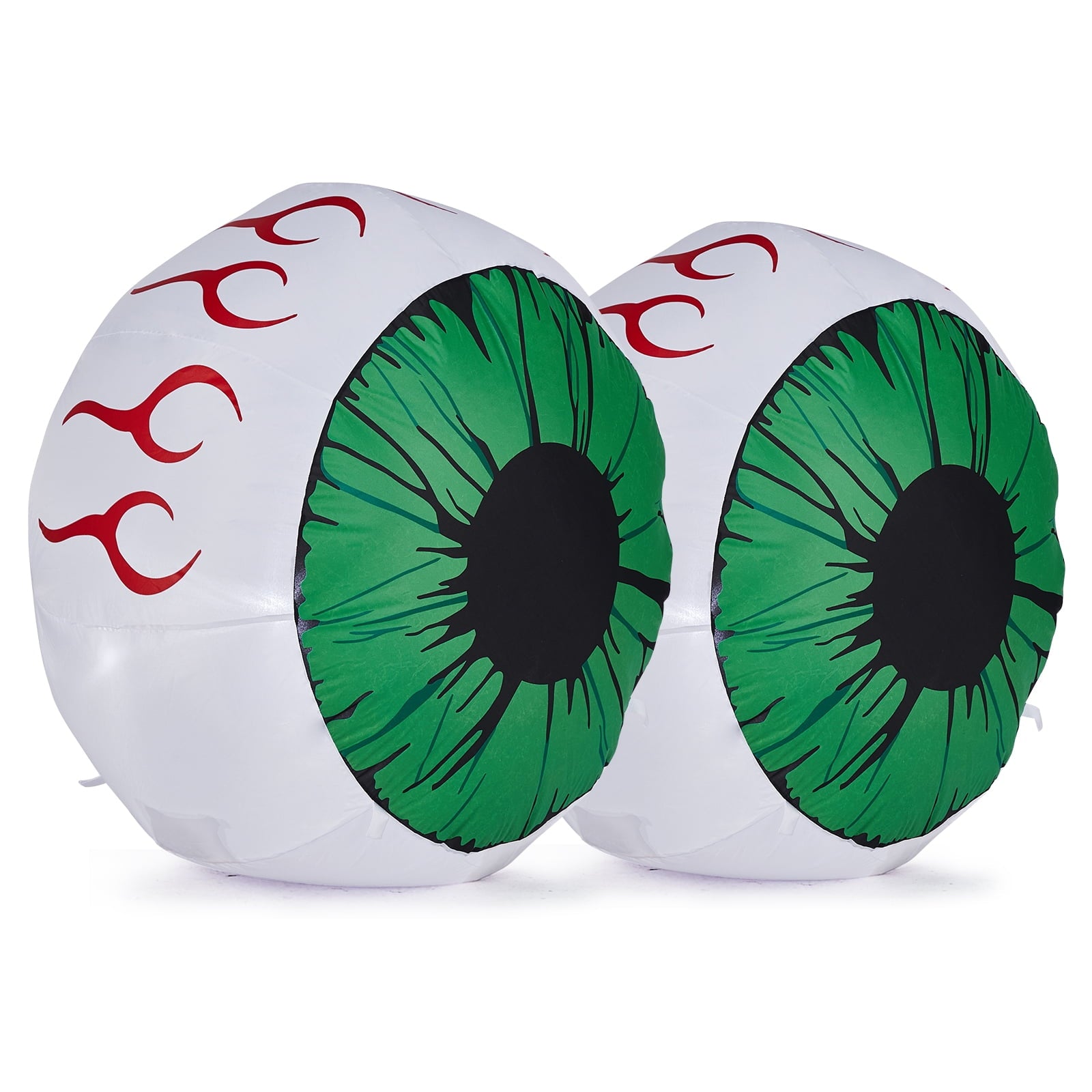 2 Packs Halloween Inflatables Large Set of Lighted Eyes Decoration 3FT Blow Ups Green Eyes for Yard Inflatable Halloween Decor Outdoor with LEDs Party Supplies Blow up Decoration for Indoor Outdoor