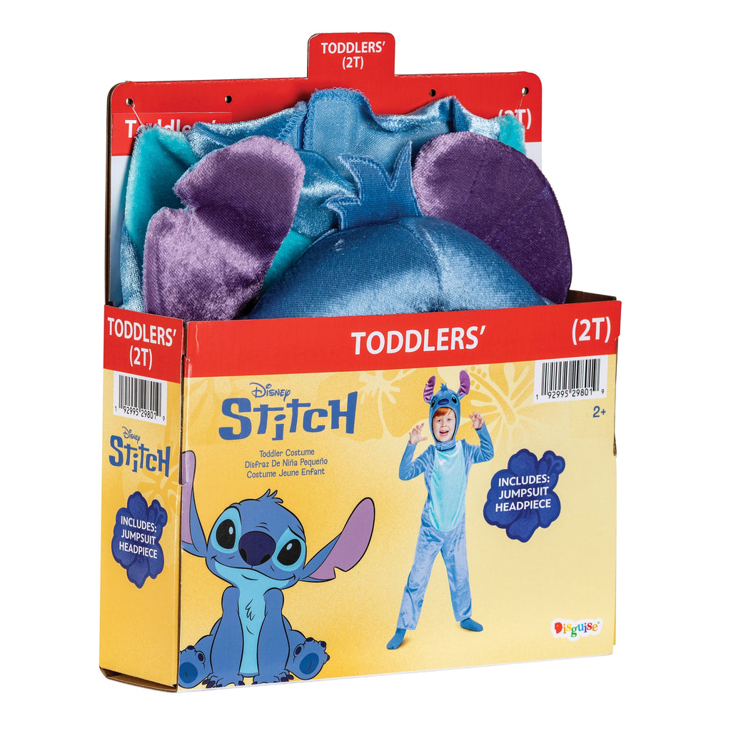 Disney Lilo & Stitch 'Stitch' Halloween Costume for Children, Toddlers Size 2T, by Disguise