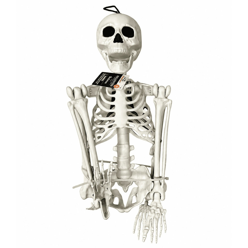 Faux Skeleton Decoration, White, 35", Halloween by Way To Celebrate