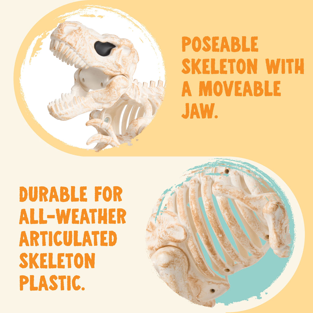 Joyfy 2 Pcs Duck Skeleton Halloween Decoration,4.5 Inch Posable Plastic Animals Halloween Skeleton for Indoor Outdoor Halloween Decorations,Haunted House Party Props