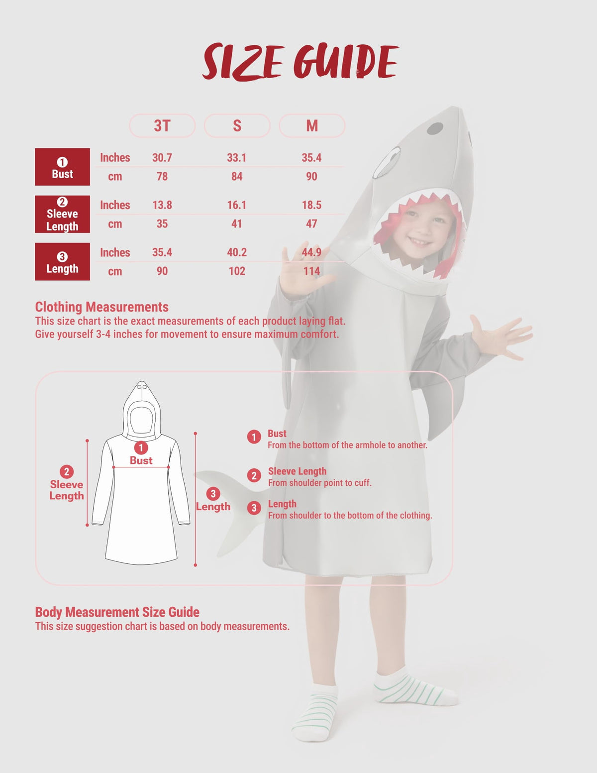 Joyfy Halloween Shark Costume for Kids, Shark Boy Costume with Fin Tail for Animal Cosplay Outfit Halloween Trick or Treat Dress up Party
