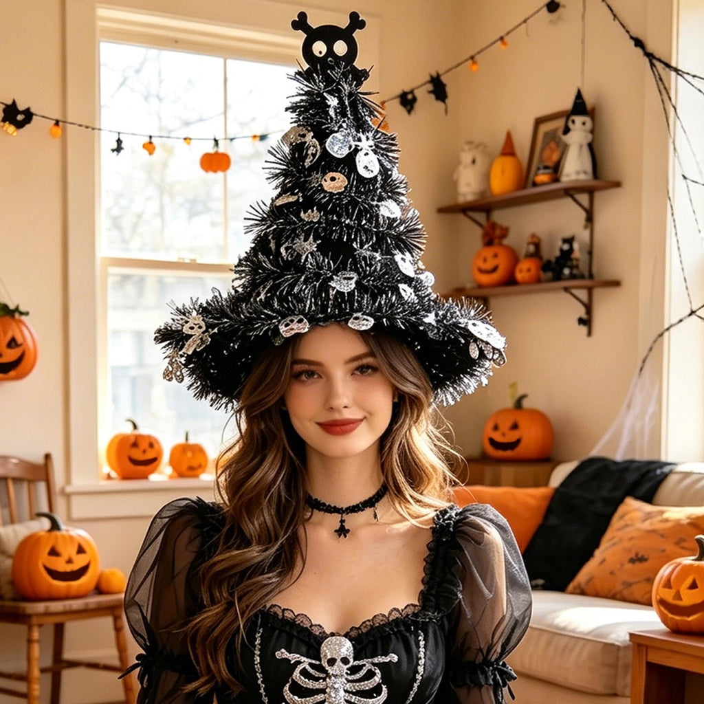 1Pc Halloween Mini Pumpkin Branches Artificial Black Twigs Vase Fillers for Table Mantel Centerpiece Creepy Gothic Scary House Decor