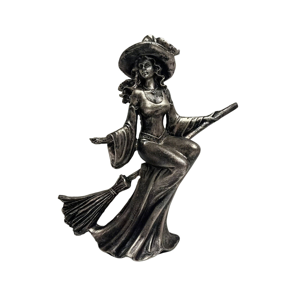 Halloween Witch Lamp,Stained Gothic Witch Hat Led Lamp for Stained Glass Inspired, Spooky Decorative Standing Night Light,Unique Halloween Party Lighting Decorations Door for Indoor