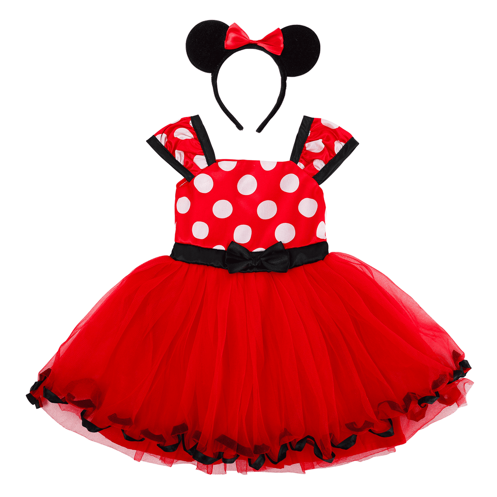 IKALI Baby Girls Princess Costume Dress up Clothes, Toddler Tutu Blue Outfit for Birthday Party 6M-4T