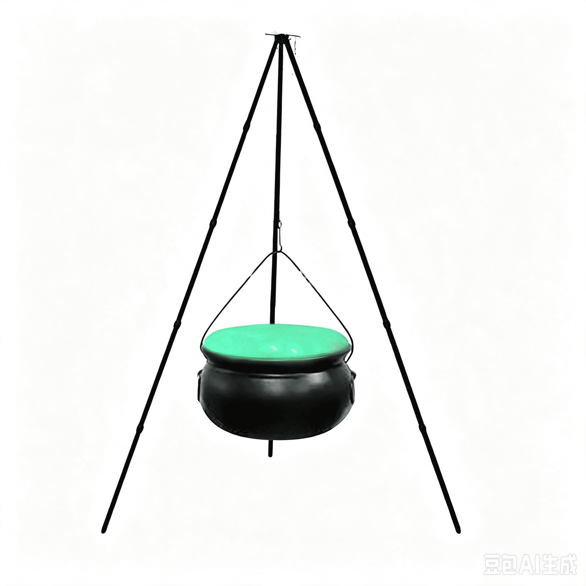 Muecwrye Halloween Decorations Outdoor, Halloween Clearance! Halloween Witches Cauldron with Lights, DIY Bubbling Cauldron Set Decor for Home Porch Outside, Halloween Party Supplies( Without Tripod)