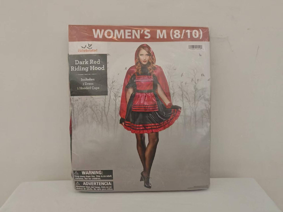 Red Riding Hood Halloween Costume for Adults, Women's Size L (12/14), by Way to Celebrate