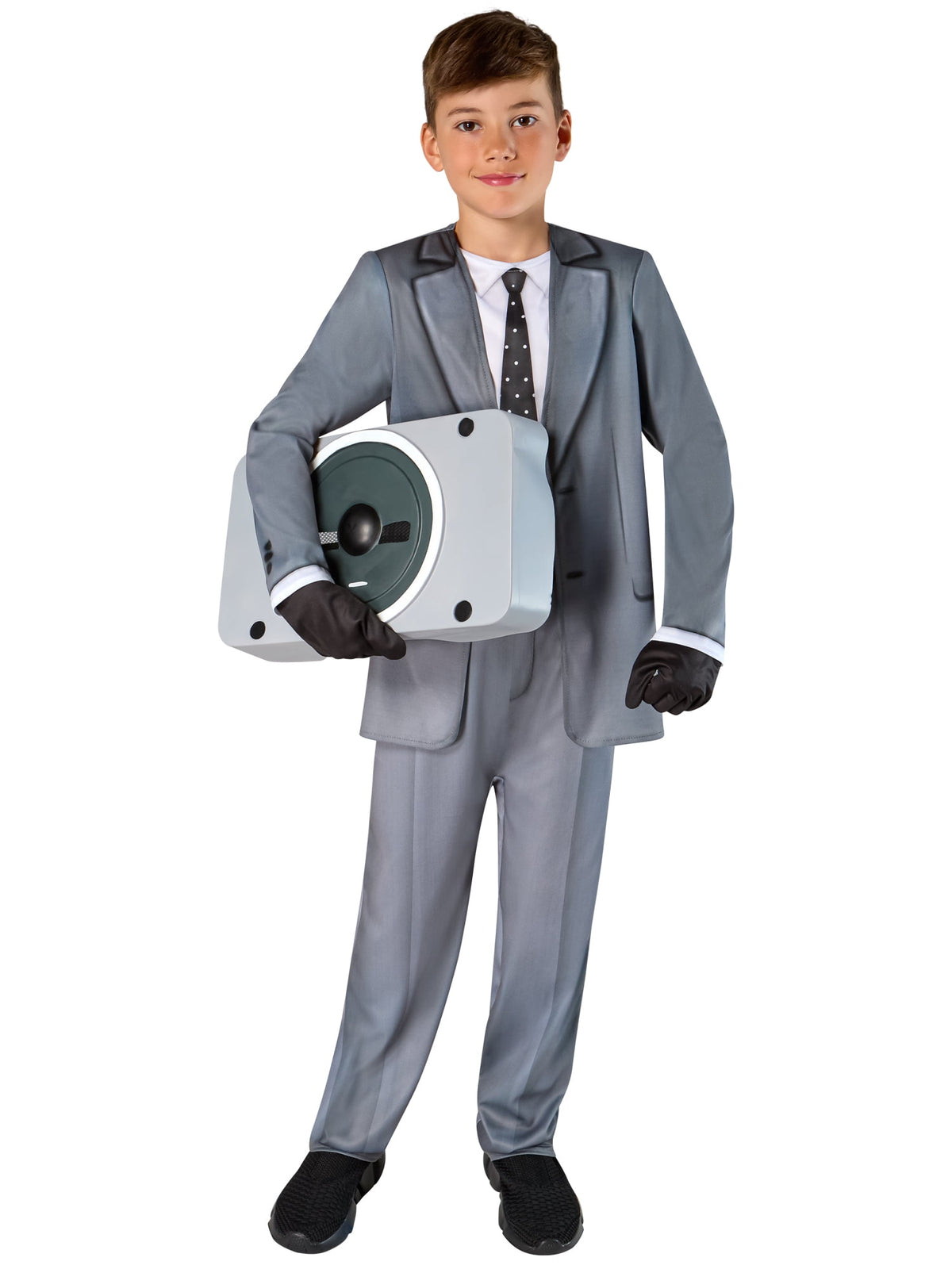 Skibidi Toilet Speakerman Costume for Boys by Rubies, Medium