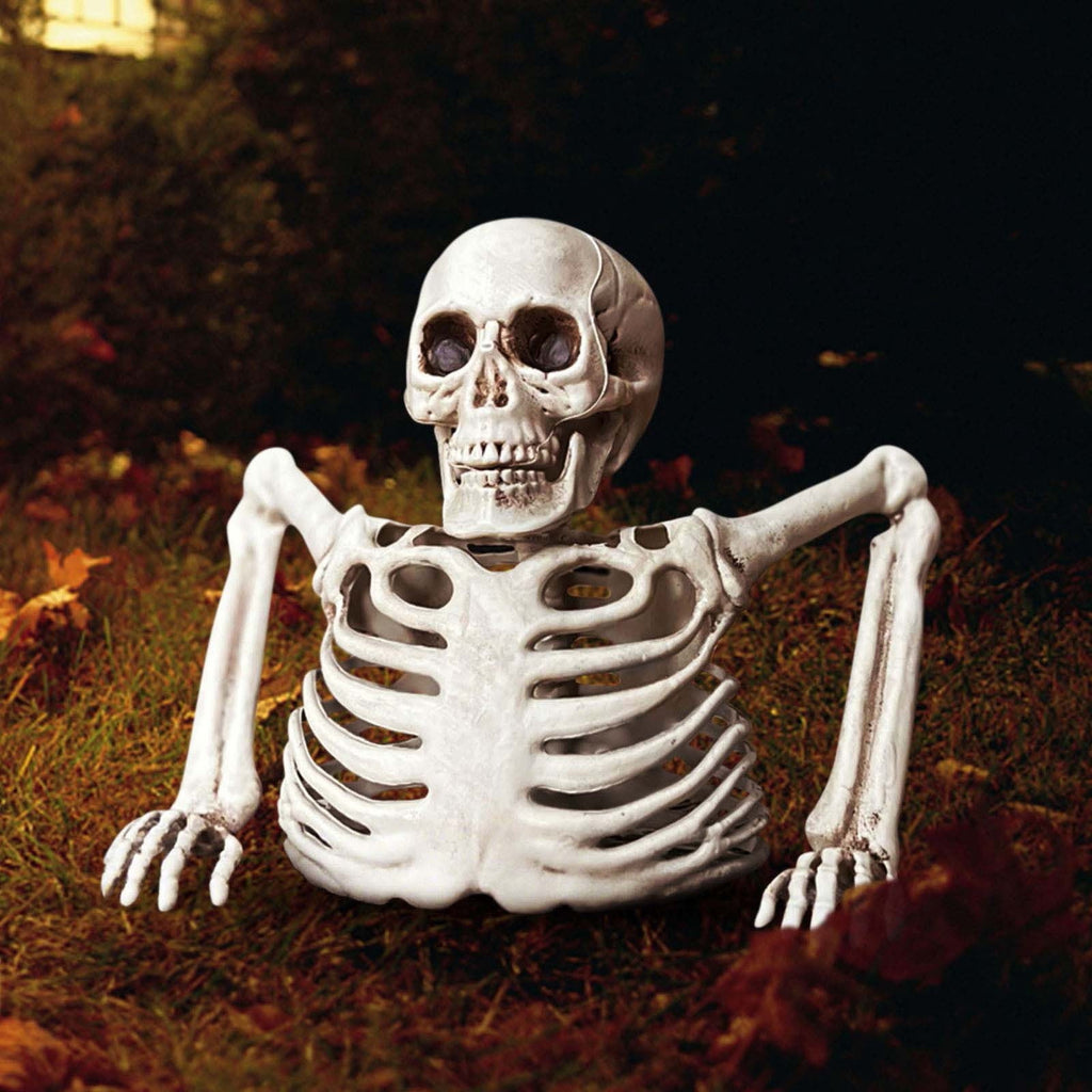 Halloween Skeleton Snake Prop Realistic Scary Serpent Decorative Ornament, Spooky Scene Setup Skeleton Decor Haunted House Party Prop, Home Shop Display Halloween Skeleton Holiday Ornament Gift