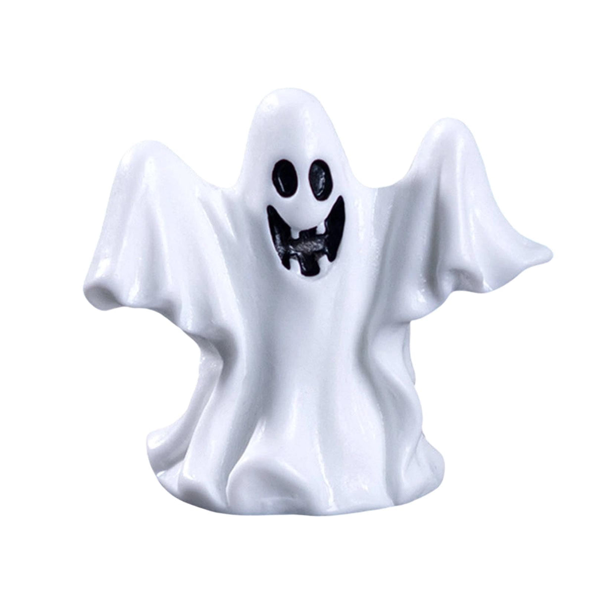 PEIBang Halloween Miniature Ghost Figurine 3.15 in Scary Resin Decor for Tabletop Shelf Display with Realistic Textures Dark-Tone Halloween Decoration