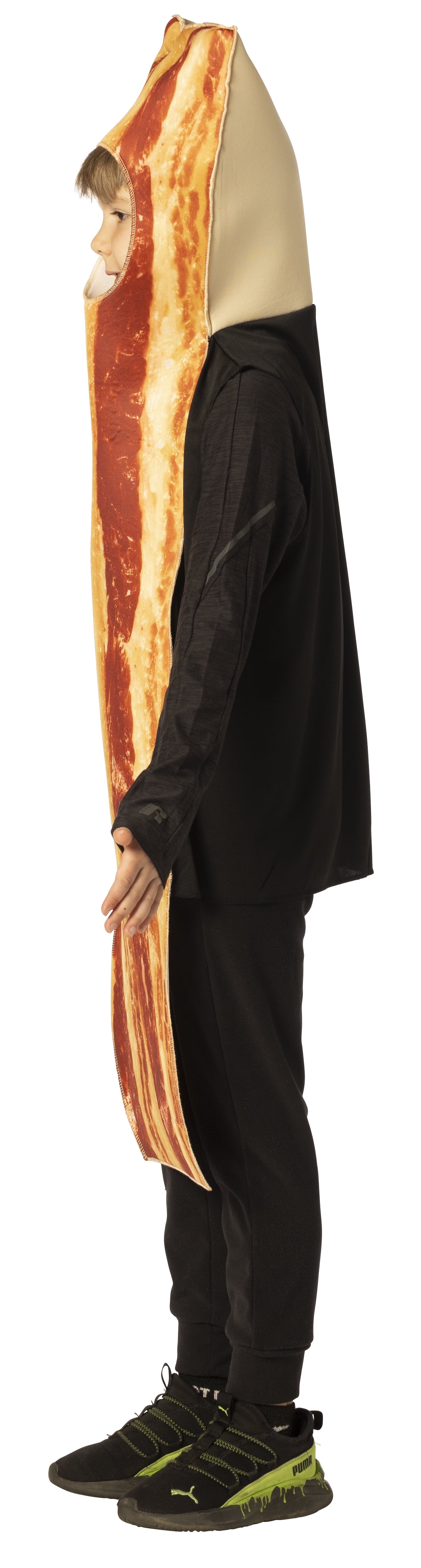 Rasta Imposta Bacon Strip Kids Halloween Costume, Girls and Boys, Red, Child Size 7-10, 7192-710
