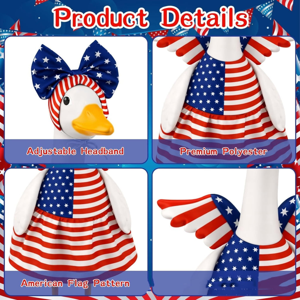 Outdoor Holiday Yard Decor, 23 Inch Porch Goose Outfits, Halloween Pumpkin Themed Porch Goose Clothes, Porch Goose Set with Hat and Treat Bag, Fits Standard 23 Inch Large Porch