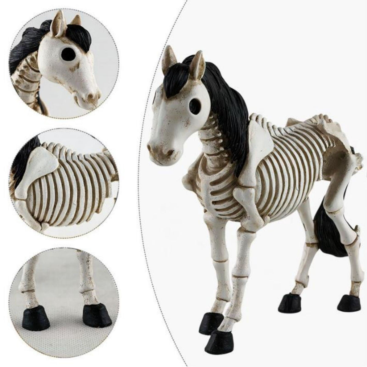 amlbb Halloween Decoration Halloween Skeleton Horror Decorations Simulation Animals Skeleton Ornaments Bar Decoration Frogs Skeleton on Clearance