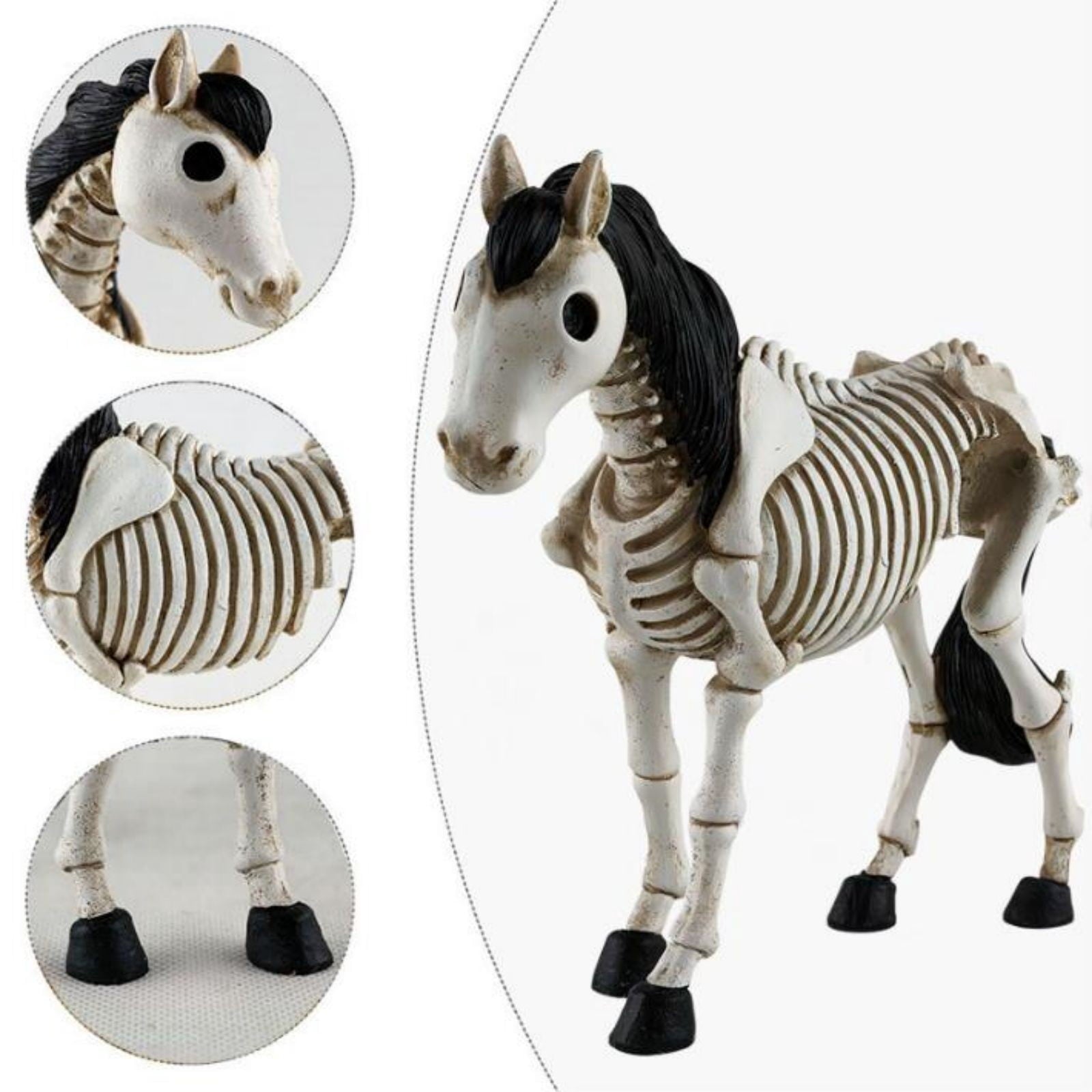 amlbb Halloween Decorations Outdoor Halloween Dark Terror Skeleton Decoration Props Set Up Ghost House Halloween Decor on Clearance