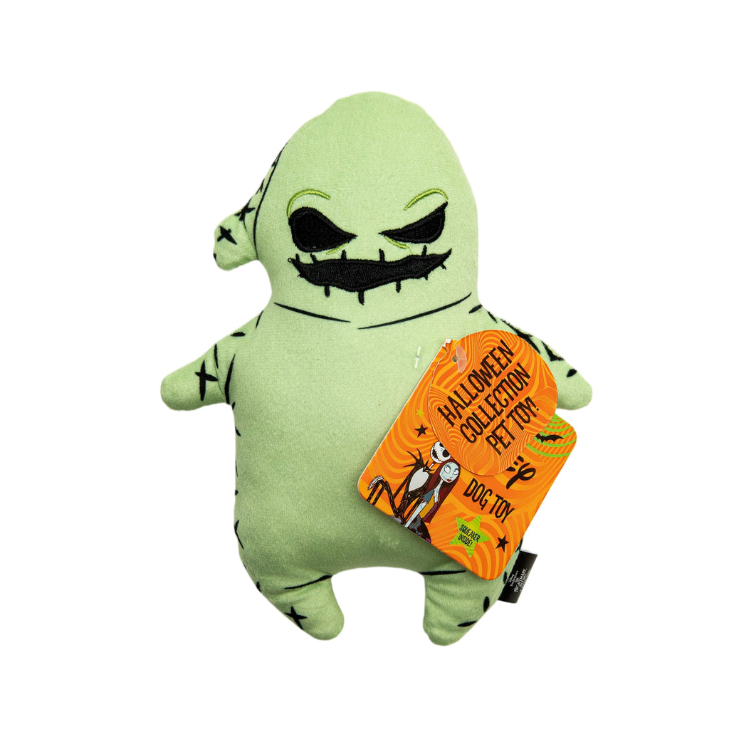 Disney Halloween Dog Toy, Nightmare before Christmas, Zero, Plush, Squeaky, Black & White, 8.66"