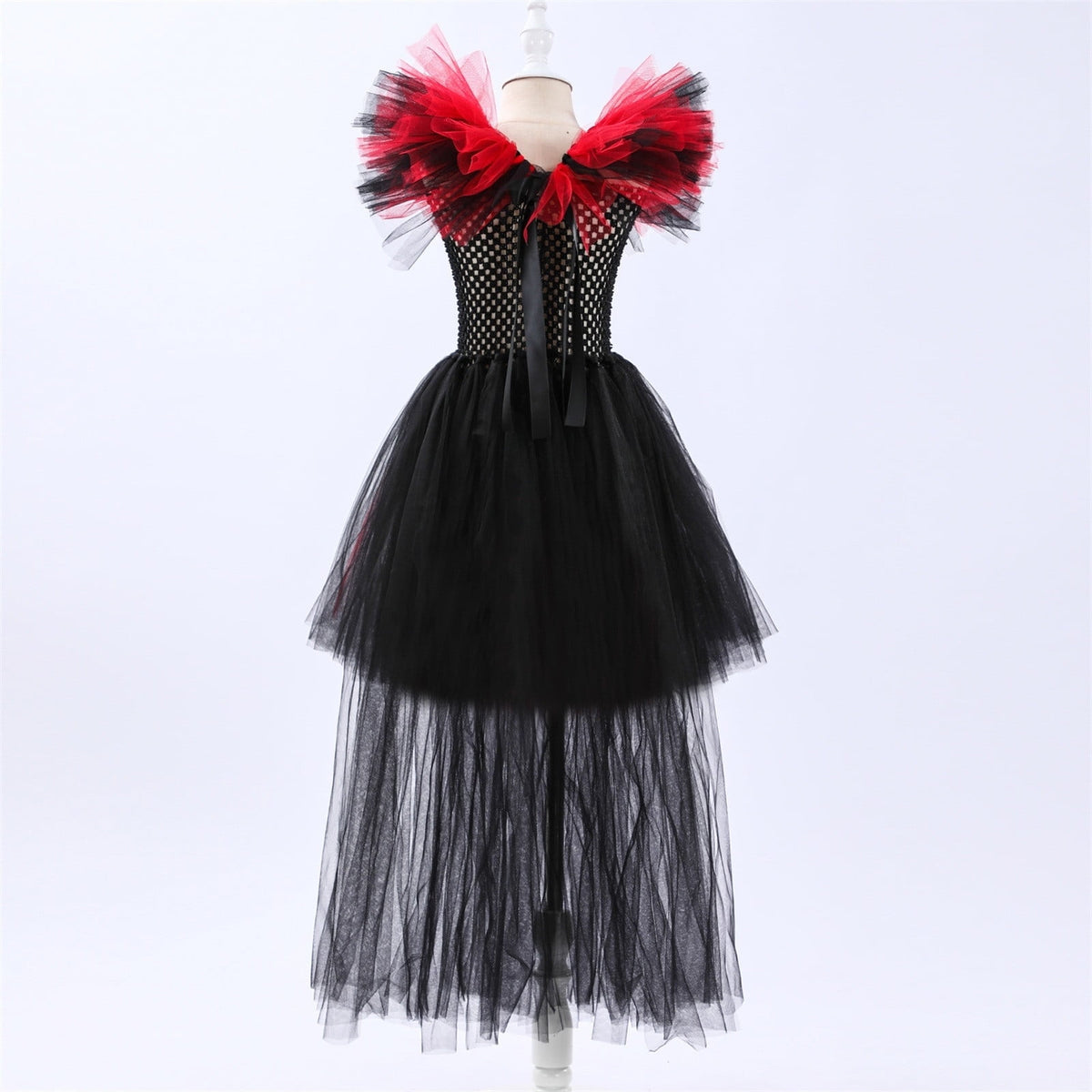 HNMKIU Halloween for Girls Toddler Kids Baby Girls Magnificent Witch Halloween Black Gown Fancy Dress Up Cosplay Party Tutu Dress Dresses E - 18-24 Months