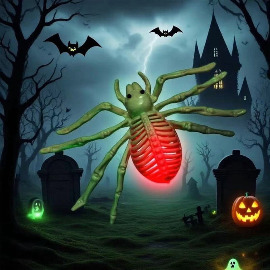 amlbb Halloween Decoration Halloween Skeleton Horror Decorations Simulation Animals Skeleton Ornaments Bar Decoration Frogs Skeleton on Clearance