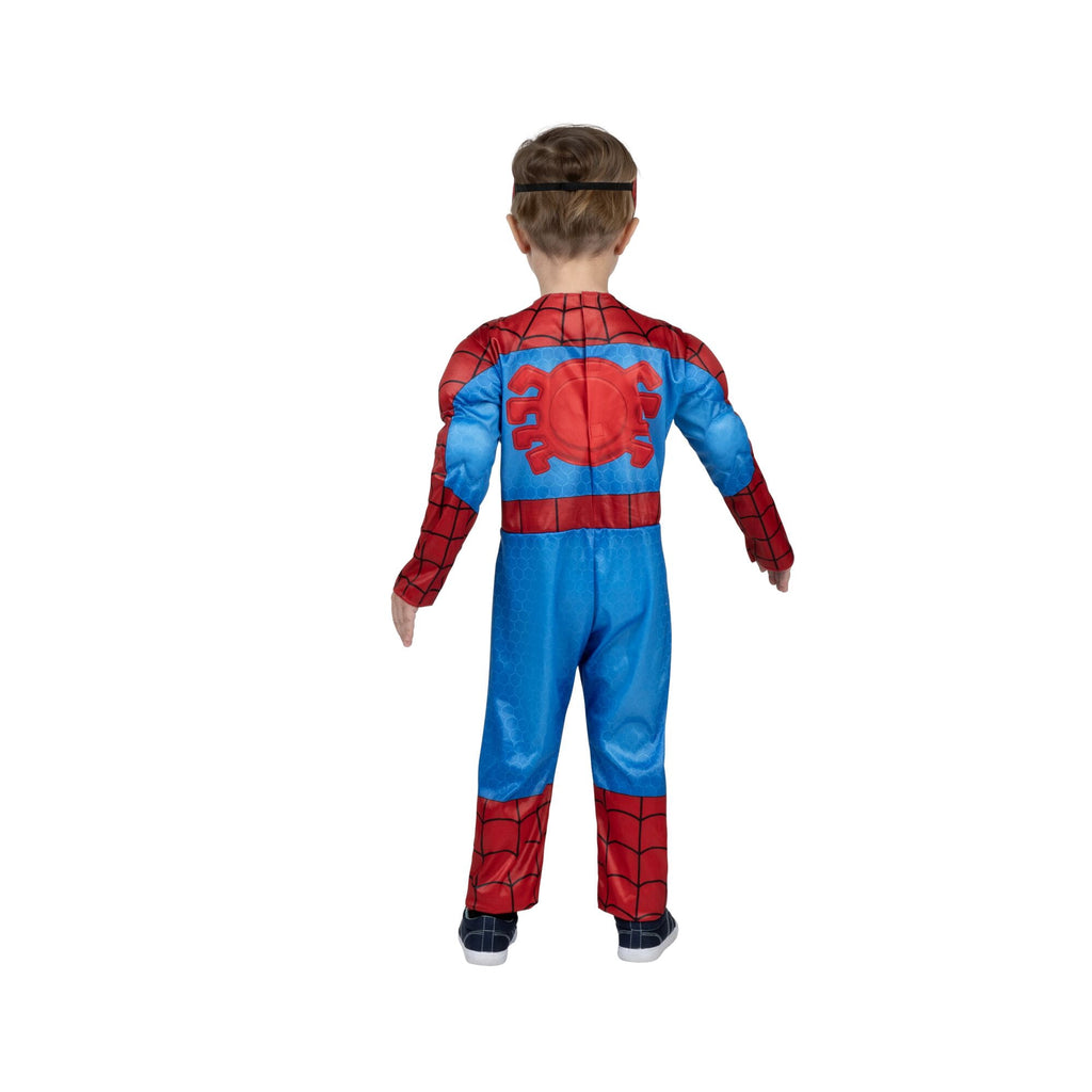 Marvel's Spiderman Halloween Costume for Toddler, Size 3-4T, by Jazwares