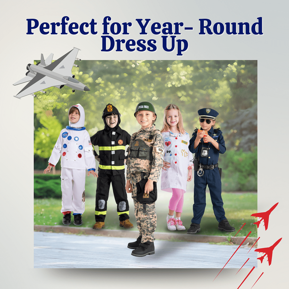 Dress Up America Forces Military Boy's Halloween Fancy-Dress Costume for Child, M