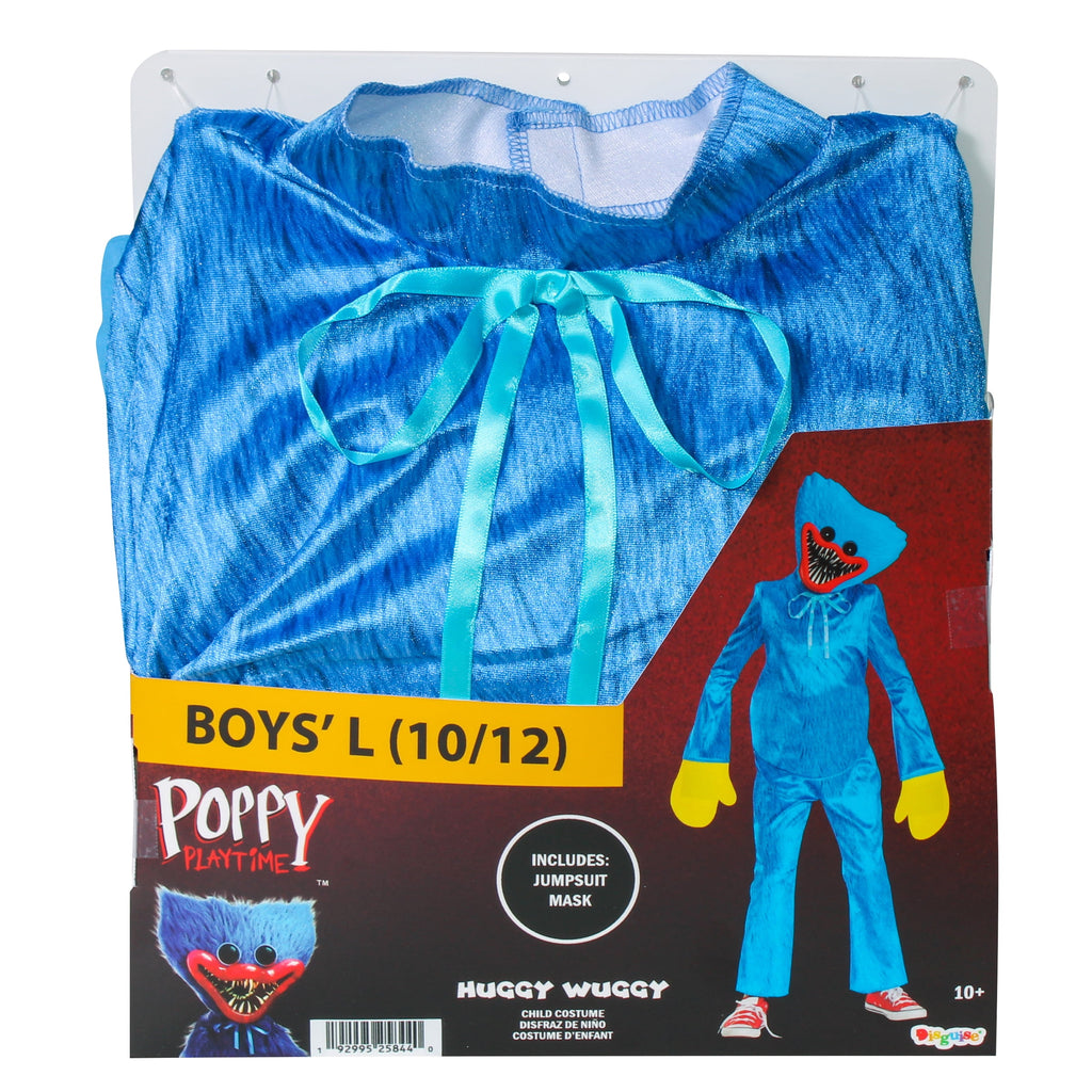 Disguise Boys' Poppy's Playhouse Huggy Wuggy Classic Costume - Size 10-12 - Blue