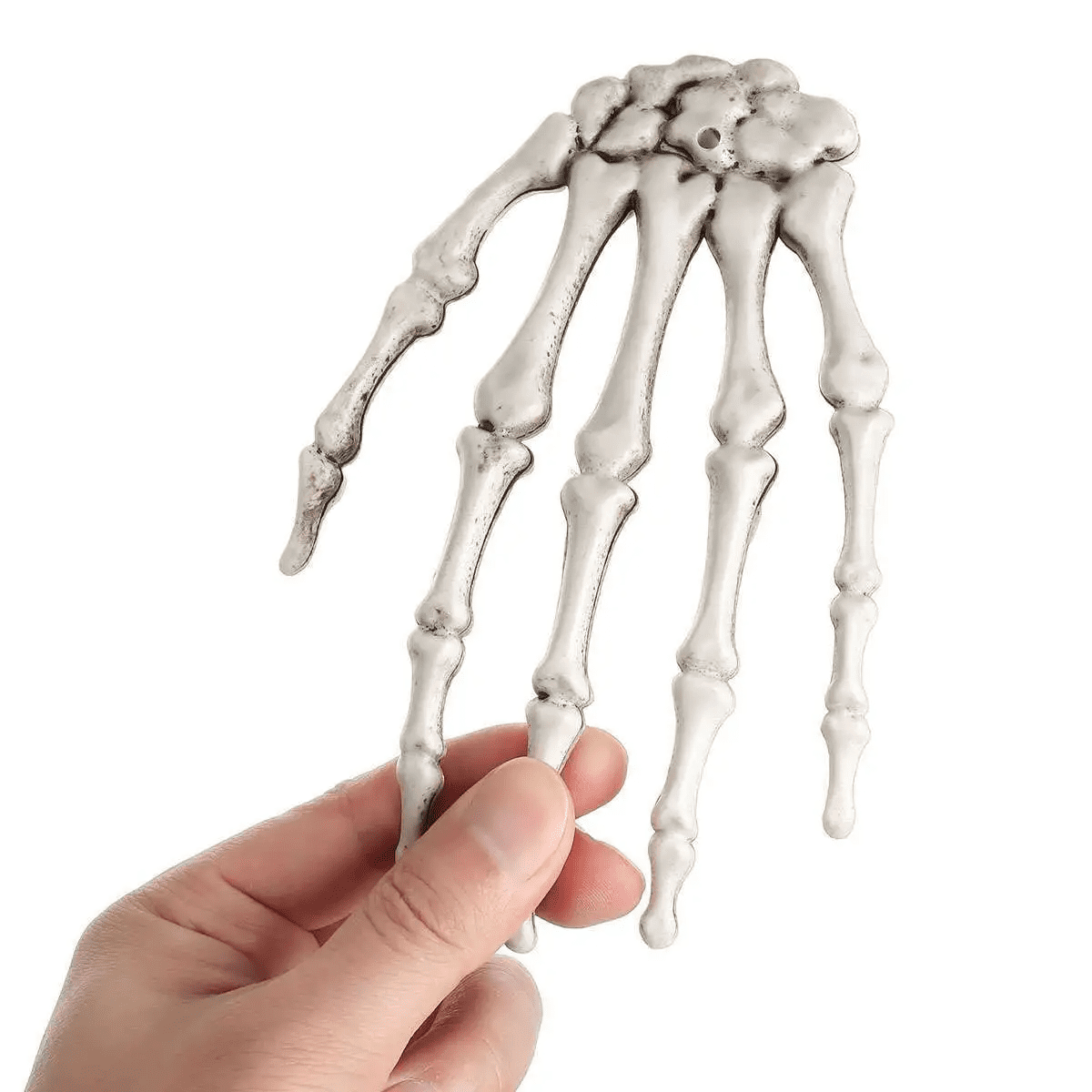 2Pcs Skeleton Hands Halloween Fake Human Hands Plastic Skeleton Hands Props for Halloween Zombie Party Decorations